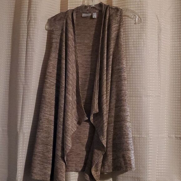 LOGO BY LORI GOLDSTEIN SWEATER KNIT VEST S - Picture 1 of 5
